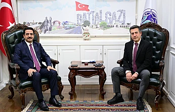 Başkan Gürsoy'dan Battalgazi Belediye Başkanı Bayram Taşkın'a Ziyaret