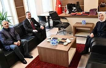 Başkan Salih Karademir, Kutsal Baytak'ı Makamında Ziyaret Etti