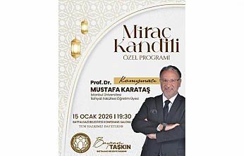 Battalgazi Belediyesi'nden Miraç Kandili'ne Anlamlı Program