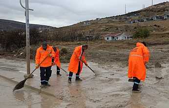 Battalgazi Belediyesi'nden Yağmur Sonrası Hızlı Müdahale