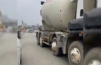 Caddeye çimento döken mikser sürücüsüne 28 bin TL ceza