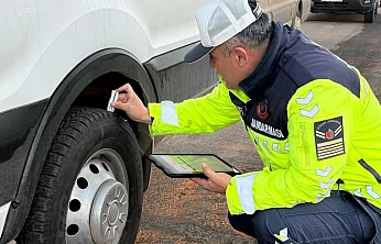 Doğanşehir'de Kış Lastiği Denetimi Yapıldı