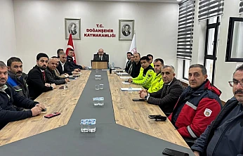 Doğanşehir Kış Tedbirleri Değerlendirme Toplantısı Gerçekleştirildi