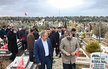 HÜDA PAR Milletvekili Dinç, Malatya'da deprem yıl dönümü nedeniyle ziyaretlerde bulundu