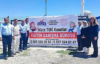İkizce TOKİ Bölgesinde Eğitim Danışmanlık Bürosu Hizmete Açıldı