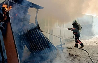 İtfaiye Ekiplerinden Zamanında Müdahale