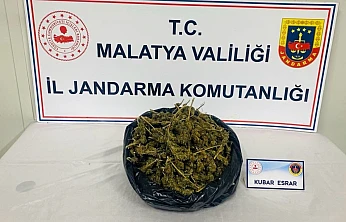 Jandarma Malatya'da Büyük Operasyon Düzenledi, 1,5 Kilo Esrar Ele Geçirildi