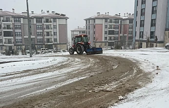 Kar Yağışı Doğanşehir'i Beyaza Bürüdü, Belediye Teyakkuzda