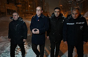 Karla Mücadelede Tam Mesai: Başkan Geçit'ten Ekiplerine Moral Ziyareti