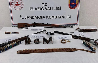 Kürk Köyü'nde Çok Sayıda Silah ve Fişek Ele Geçirildi