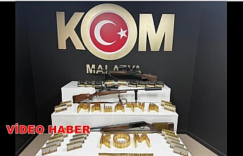Malatya'da Kaçak Silahlanmaya Darbe: 838 Fişek ve Silahlar Yakalandı