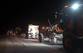 Malatya'da Kar Engeli: Bazı Yollarda Kontrollü Ulaşım