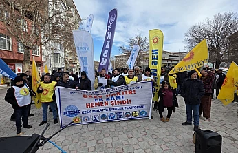 Malatya'da KESK'ten Zam Tepkisi: İş Bırakma ve Yürüyüş