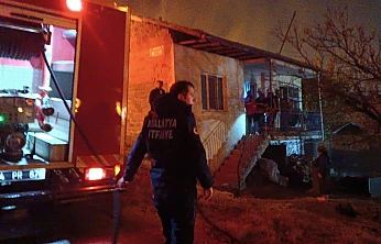 Malatya'da müstakil evde korkutan yangın