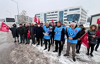 Malatya'da Türk Büro-Sen'den Basın Açıklaması: 'Şiddet Kronikleşti, Önlem Şart'