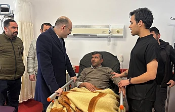 Muhtar Ali Sarıbaş Trafik Kazasında Yaralandı