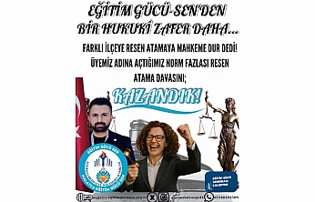 Rehber Öğretmen Atamasında Aile Birliği Kazandı