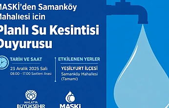 Samanköy Mahallesi'nde Yarın Su Kesintisi Yaşanacak