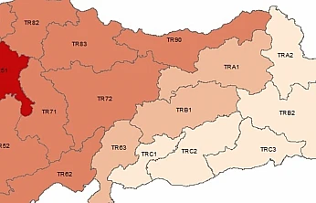TÜİK, Türkiye'nin gelir haritasını paylaştı