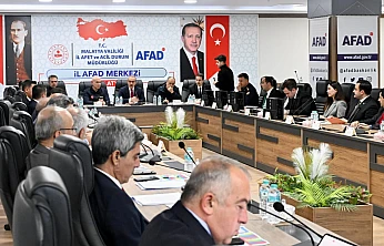 Vali Seddar Yavuz İl Afet Risk Azaltma Planı Toplantısına Katıldı