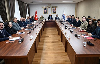 Vali Yavuz Başkanlığında Güvenlik Toplantısı: Operasyonlar Masaya Yatırıldı