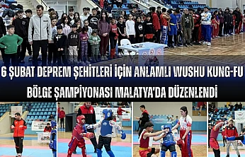 Wushu Kung Fu Şampiyonası'ndan 6 Şubat Depremi İçin Anlamlı Mesaj