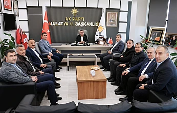 Yazıhan Muhtarlarından AK Parti İl Başkanı Ali Bakan'a Ziyaret