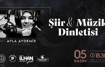 Yeşilyurt Kent Konseyi'nden Sanat ve Edebiyatla Dolu Bir Gece