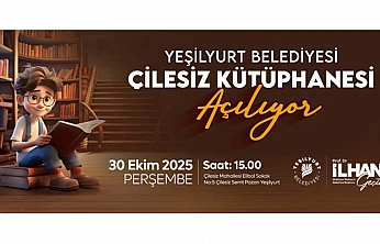 Yeşilyurt'un Yeni Kültür Adresi: Çilesiz Kütüphanesi Kapılarını Açıyor