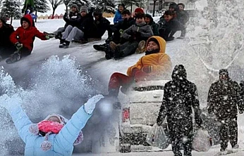 Yoğun Kar Yağışı Nedeniyle Okullar Tatil