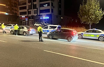 Yüzakı Caddesi'nde Asayiş ve Trafik Denetimi