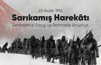 Zafer Partisi Malatya İl Başkanı Mehmet Ercan'dan Sarıkamış Şehitleri Anma Mesajı