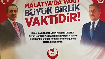 Destici'den Bayrak ve Birlik Mesajı: 'Asla Taviz Yok'