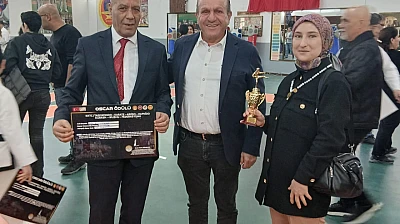 Seydi Battal Gazi Özçınar'a KKTC'de İki Spor Oscar Ödülü