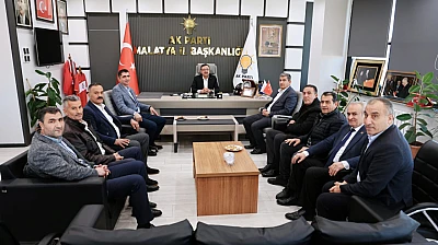 Yazıhan Muhtarlarından AK Parti İl Başkanı Ali Bakan'a Ziyaret