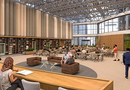 7/24 Açık, 815 Kişilik Dev Kütüphane Bayram Sonrası Açılıyor