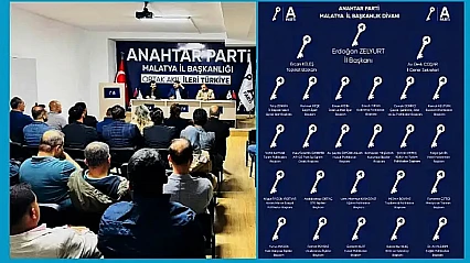 Anahtar Parti İl Yönetiminde Görev Dağılımları