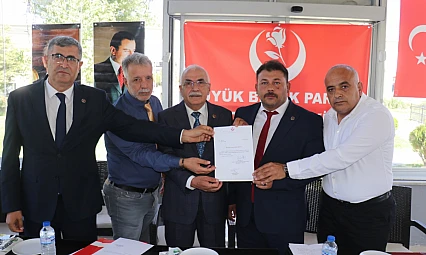 Abdulvahap Karaman'dan Yüksel Duman'a BBP İl Başkanlığı Devir Teslimi