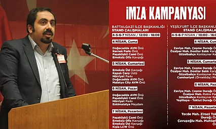 CHP'den Ekrem İmamoğlu İçin İmza Kampanyası