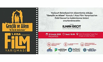 Gençlik ve Ailem Temalı 1. Kısa Film Yarışmasının Ödül Töreni Bugün Yapılacak