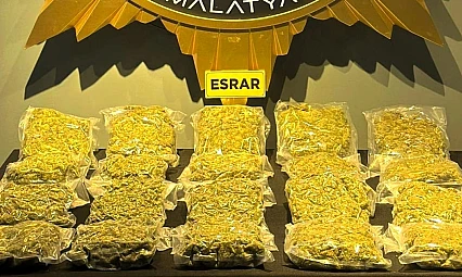 Hekimhan'da Uyuşturucu Operasyonu – 12,8 Kilo Esrar Ele Geçirildi
