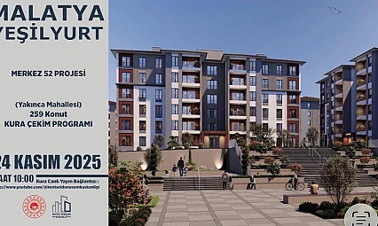 Kentsel Dönüşüm Projelerinde Büyük Gün: Malatya Kurası 24 Kasım'da