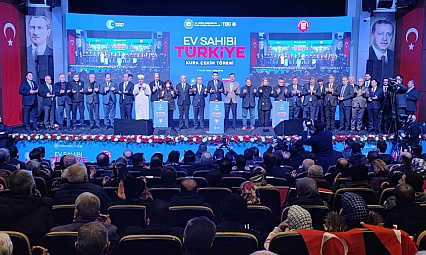 Malatya'da 500 Bin Sosyal Konut Projesi Kapsamında Kura Çekimi