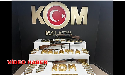 Malatya'da Kaçak Silahlanmaya Darbe: 838 Fişek ve Silahlar Yakalandı