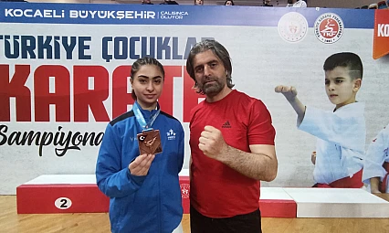 Malatya'ya Karate'de Türkiye Derecesi