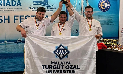 Turgut Özal Üniversitesi Ekibi Gastronomi Yarışmasında Klasman Birincisi