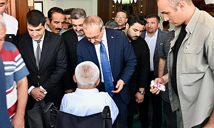 Vali Yavuz Yeşiltepe Eski Camii'nin Açılış Programına Katıldı