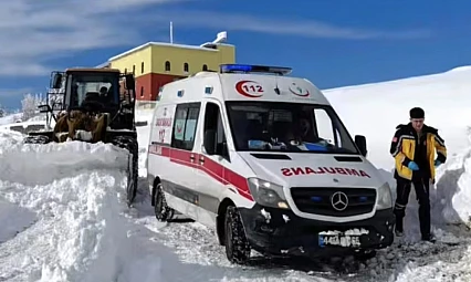 Zorlu Kış Şartlarında Hayat Kurtaran Operasyon
