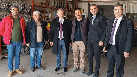 Yeşilyurt Belediye Başkan Adayı Sedat Alataş Esnaf Gezilerine Devam Ediyor