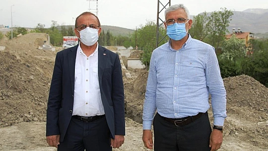 Başkan Güder, Orduzu'daki Alt Yapı Çalışmalarını İnceledi